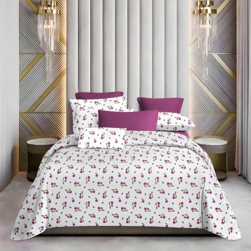 Gold Feather Double Bedsheet GLF59108 (90*100)